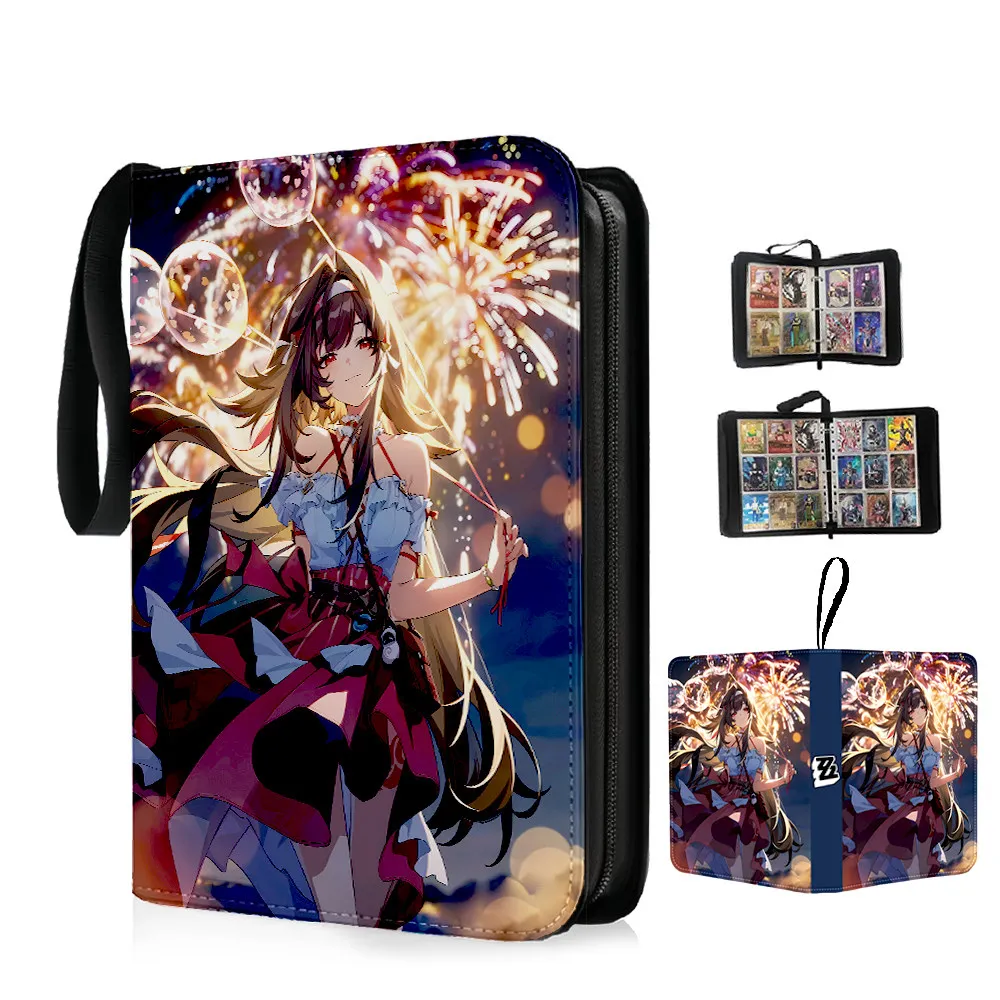400pcs/900pcs Zenless Zone Zero Card Album Book Folder Anime Collections Zipper Cards Binder Holder Toy Gift