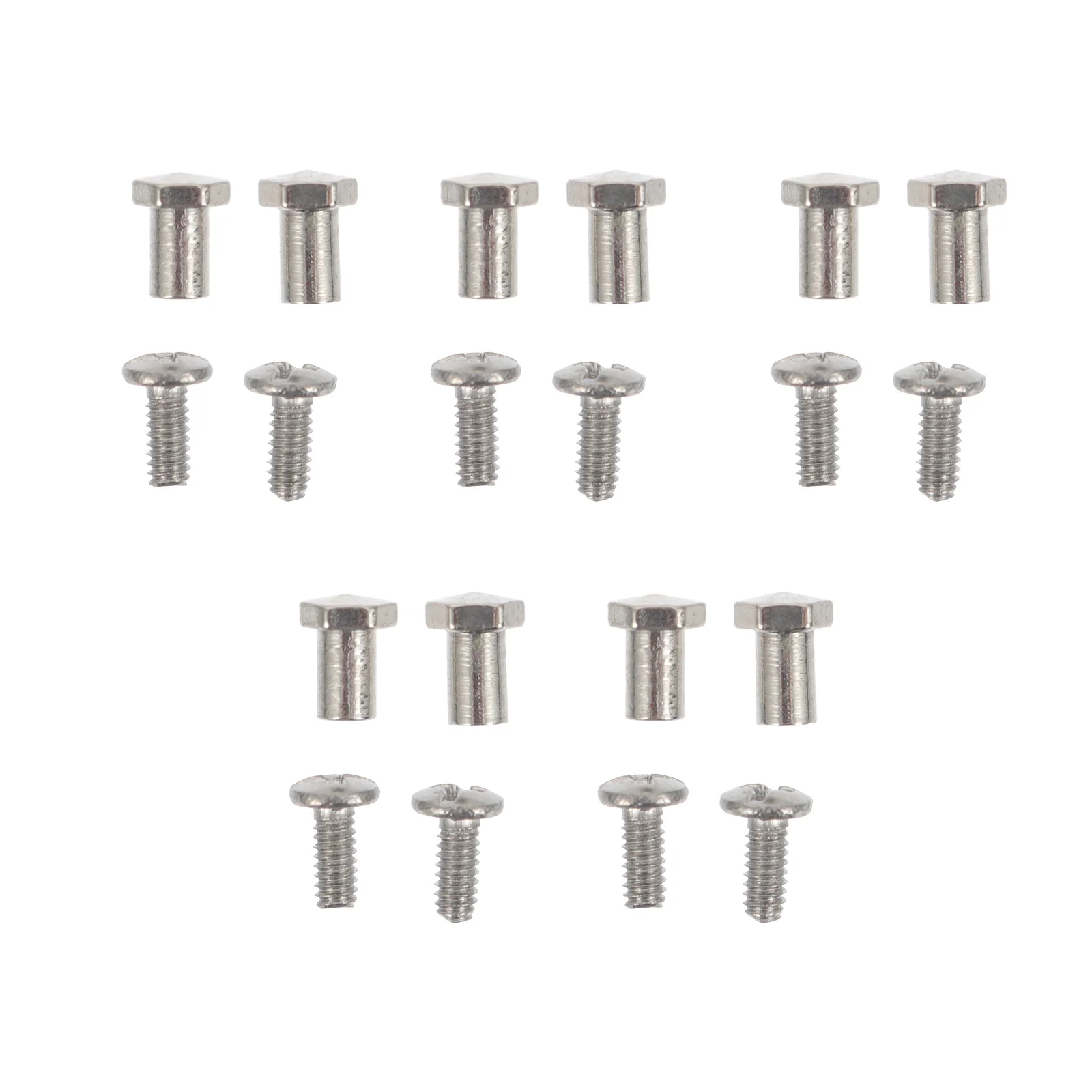 طقم تصليح النظارات إطار صغير نظارات القراءة مسامير النظارات استبدال المسمار قوي المعادن التصميم العملي استخدام طويل #2