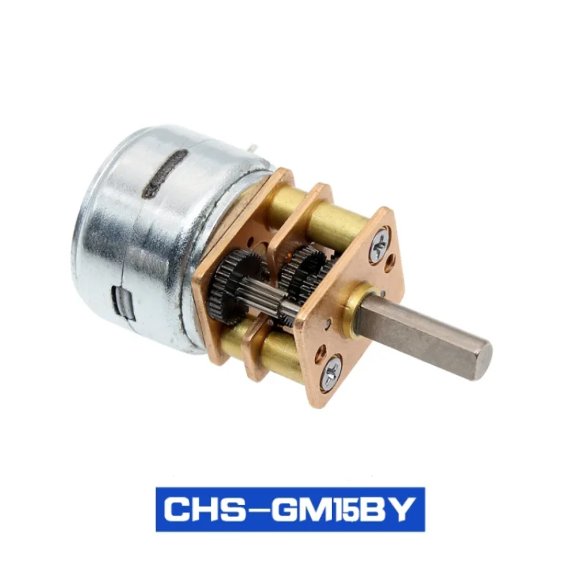 

GM15BY 2-Phase 4-Wire Micro Permanent Magnet Stepper Motor Low Noise Metal Gear FOR intelligent micro-robot, etc...