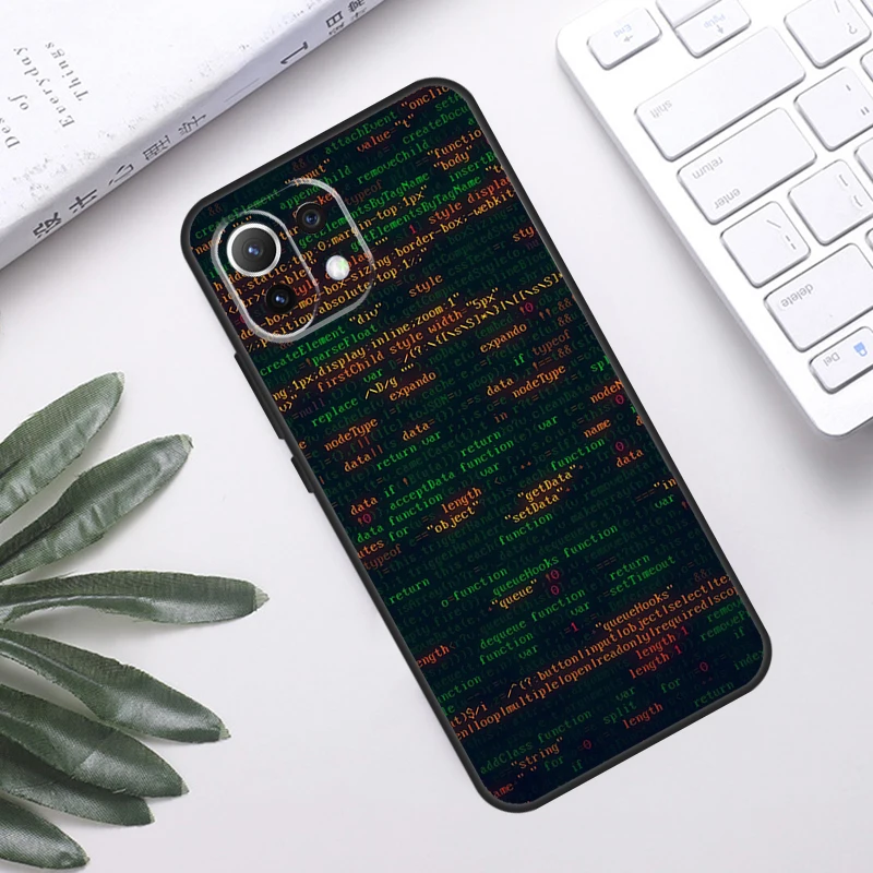 The Code design programmer Case For Xiaomi 17T Pro 14T 15T 15 17 Pro Max POCO X5 X6 X7 X8 Pro F5 F6 F7 F8 F9 Ultra Cover