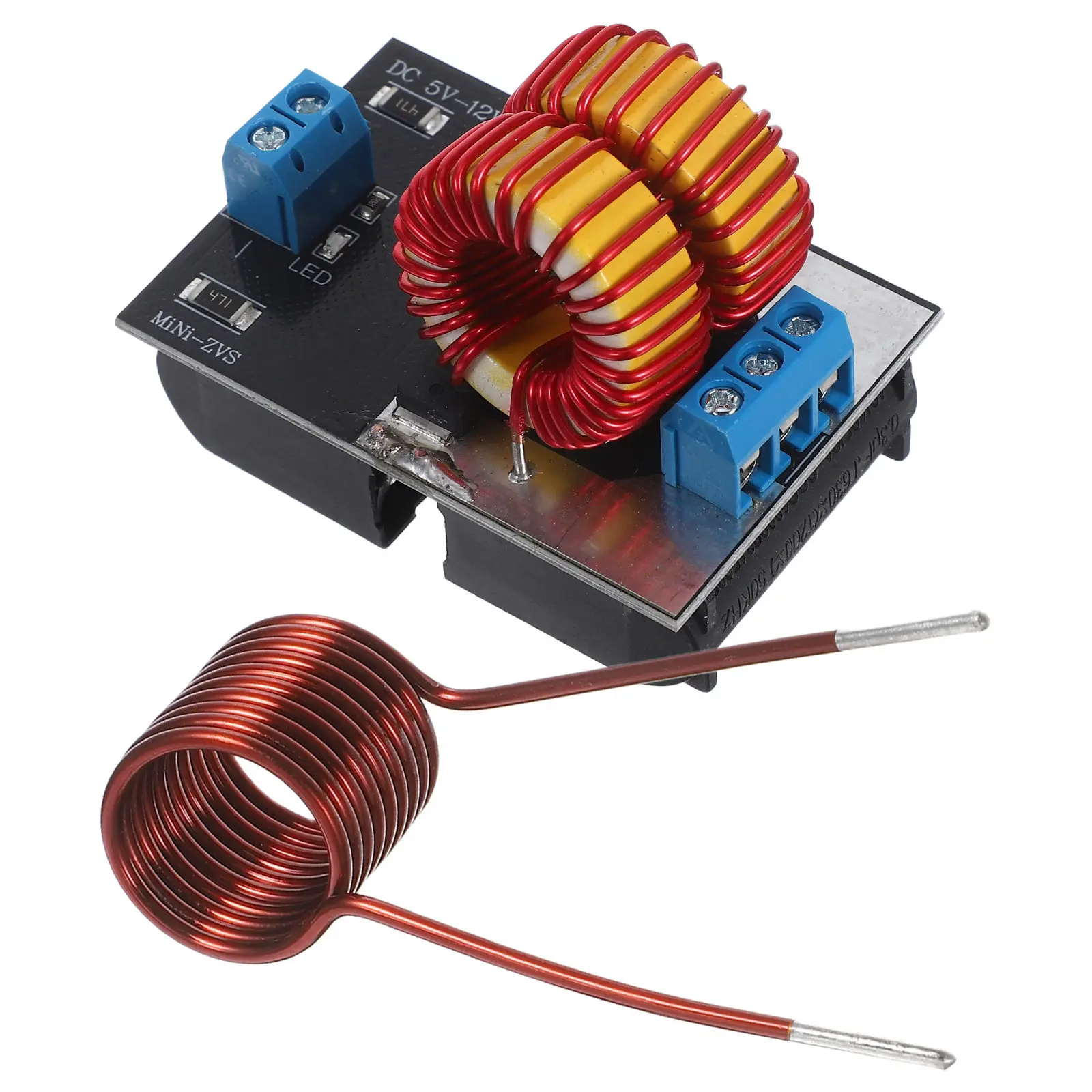 Heating Power Supply Module Low Voltage Induction Heating Module 120W Coil Circuit Industrial Metal Processing Heat Induction