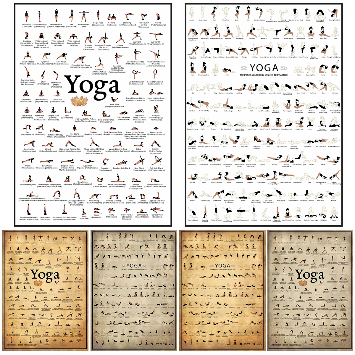 Badminton Poster - Woman Yoga Moves Lotus Canvas Print
