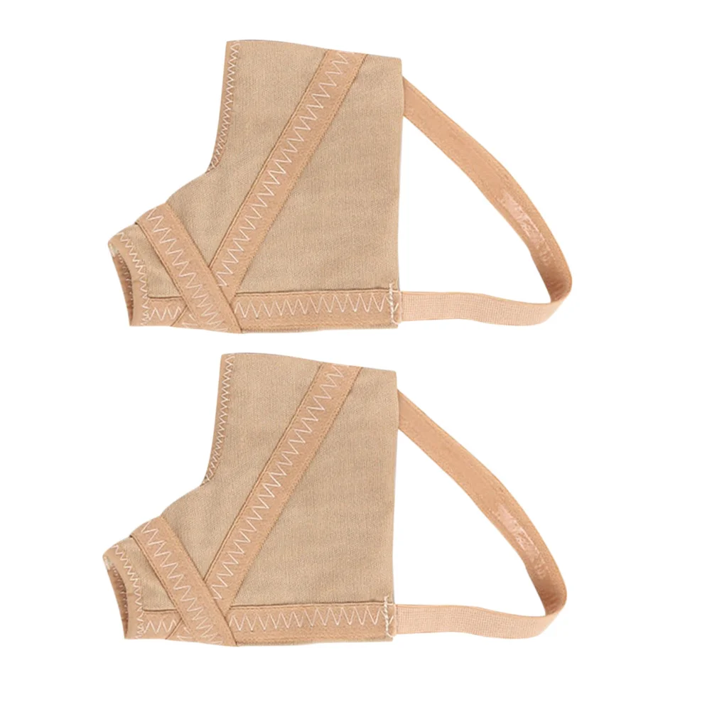 

1Pair Hallux Valgus Corrector Thumb Bunion Protector Silicone Toe Separator Beige Size L Relieve Pain Overlapping Toes