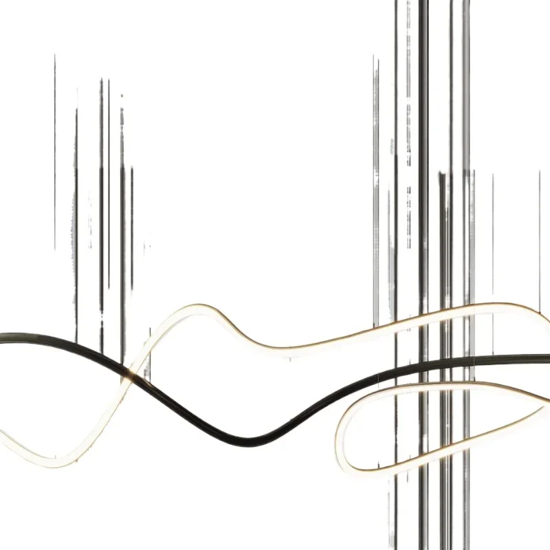 

Hanging lamps, lines, special-shaped art restaurant, front desk bar, exhibition hall, specialty store, model room customization