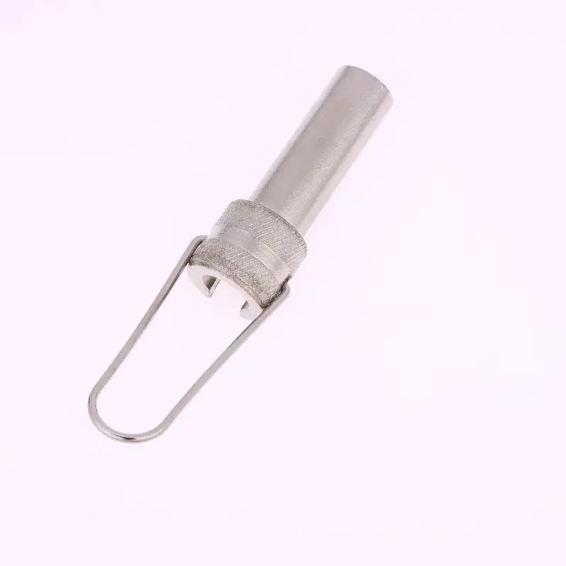 {MX} herramienta de extracción de funda de llave de conector F de escudo de seguridad para herramientas de fijación de línea de TV Digital RG59/RG6/RG11 con perilla moleteada