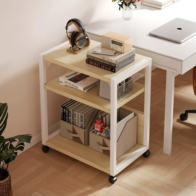 AOLIVIYA Tea Coffee Table Nightstand Storage Rack Sofa Corner Side End Stand Movable Shelf Modern Simple Cabinet Home