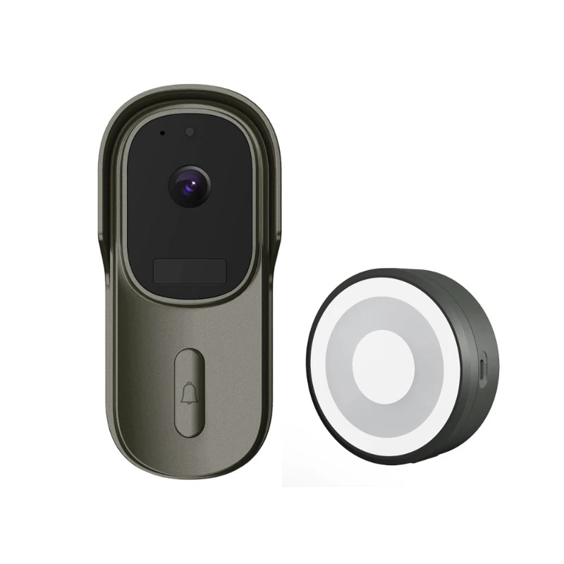 Smart Life WiFi Outdoor Wired Video Doorbell IP65 Camera Wireless Door Bell with monitor