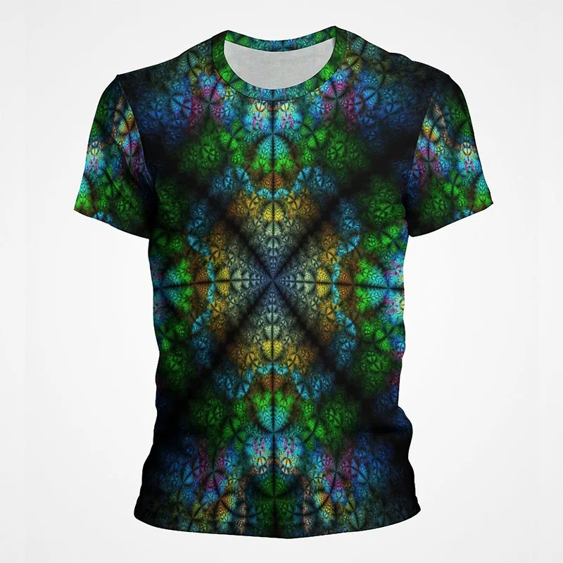 Abstract Colorful Vortex 3D printed T-shirts Fashion Casual Streetwear Men Summer Sport Tops Women Gym Clothing Funny Kids Tees