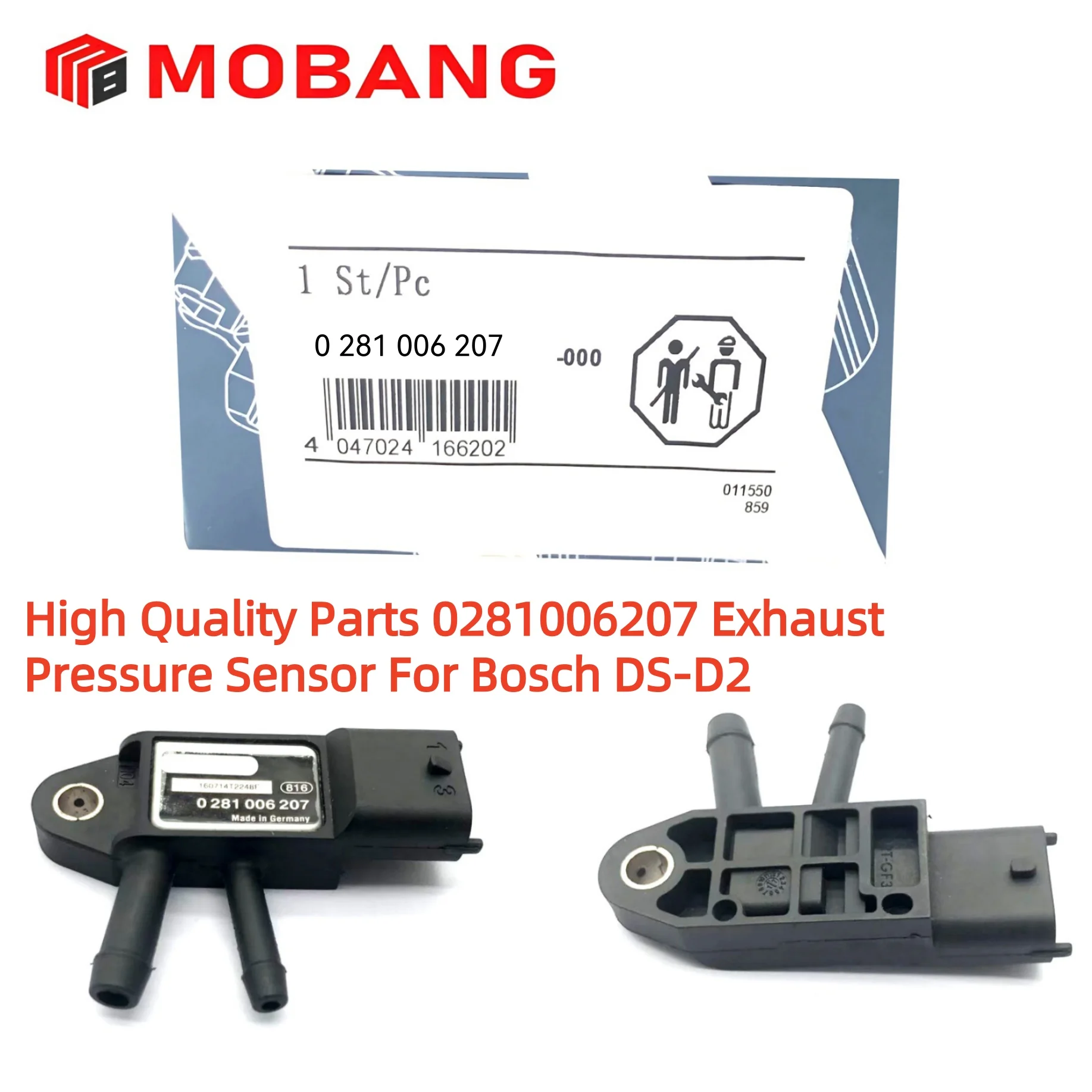 1/3PCS0281006207 31293659 0281007504 31370160 Differential Pressure Sensor For Volvo XC60 XC40 S60 S80 V40 V50 V60 V70 XC70 2.0L
