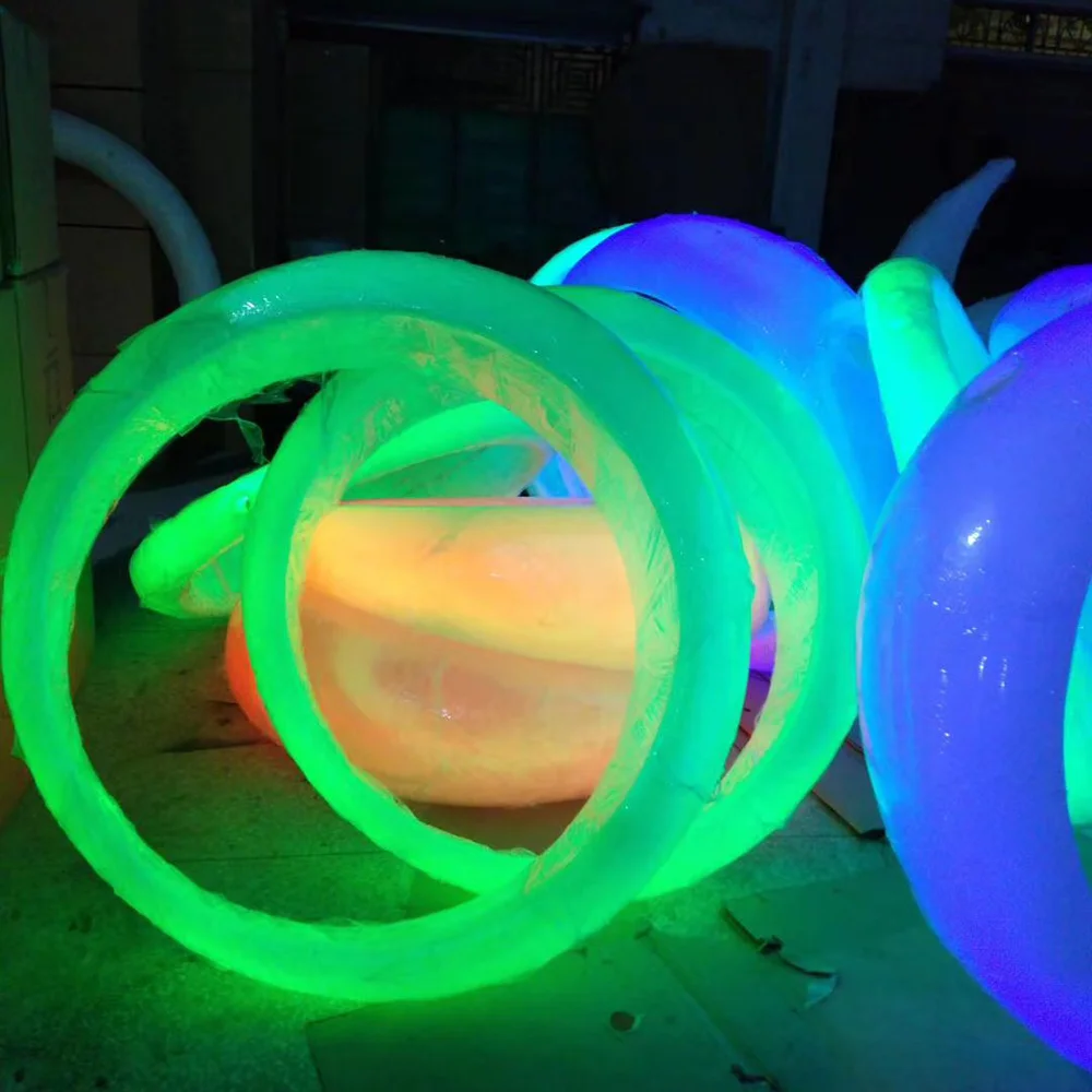 Remote Rgb Color Changing Garden Patio Swings Indoor Outdoor Waterproof Plastic Illuminated Led Hanging Chair Swing