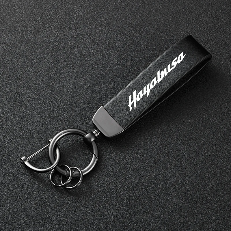 For HAYABUSA GSX1300R GSX 1300R GSXR 1300 Hayabusa 2008-2025 Accessories Motorcycle Color Changing Leather Trendy Brand Keychain