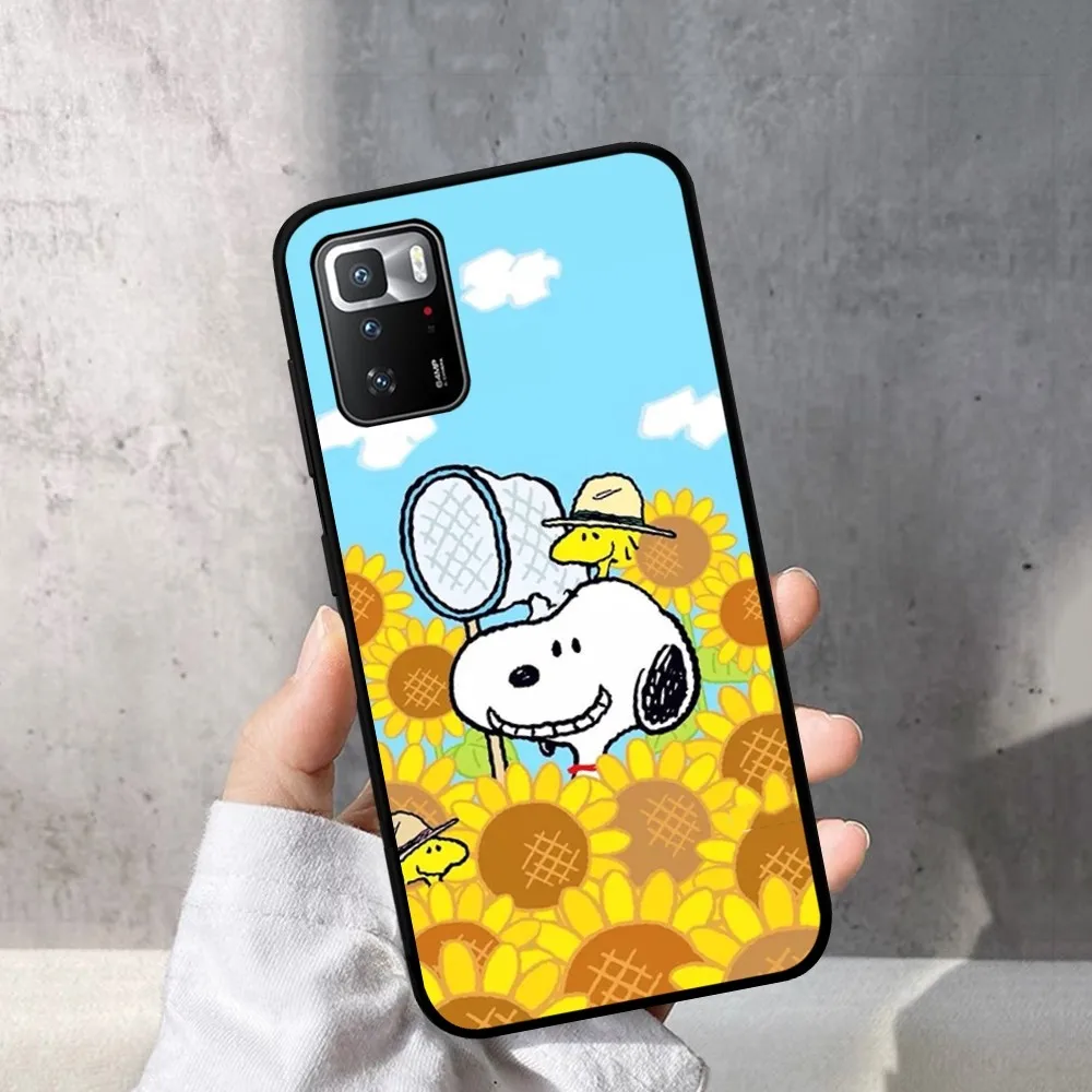 C-Cartoon S-Snoopys For Redmi Note 4 X 5 A 6 7 8 T 9 9S 10 11 11S 11Epro Poco M3 pro