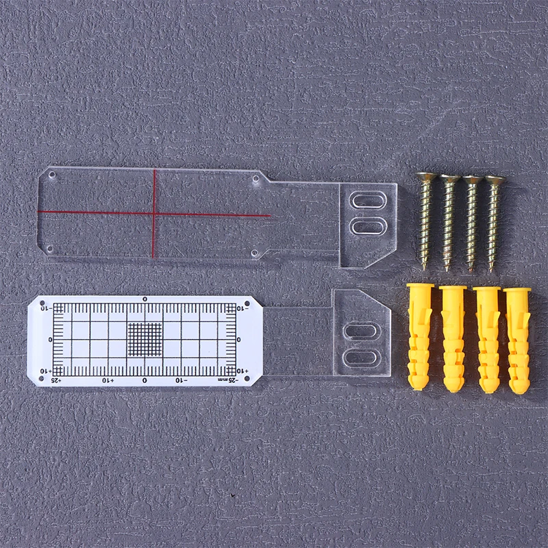 PI Crack Measuring Instrument For Monitoring Wall Cracks Clear Acrylic Crack Gauge Monitor Accurate Crack Monitoring Record Tool