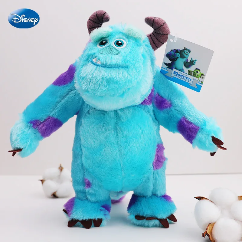 23cm Sulley Disney Monsters Inc Kawaii Plush Toys Pixar Stuffed Animals Dolls For Children 10 Years Old Baby Room Decoration New