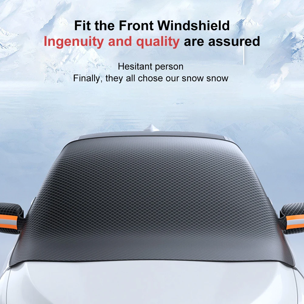 

Upgrade Magnetic Car Front Windscreen Cover Automobile Sunshade Windshield Snow Sun Shade Waterproof Exterior Covers Accessories