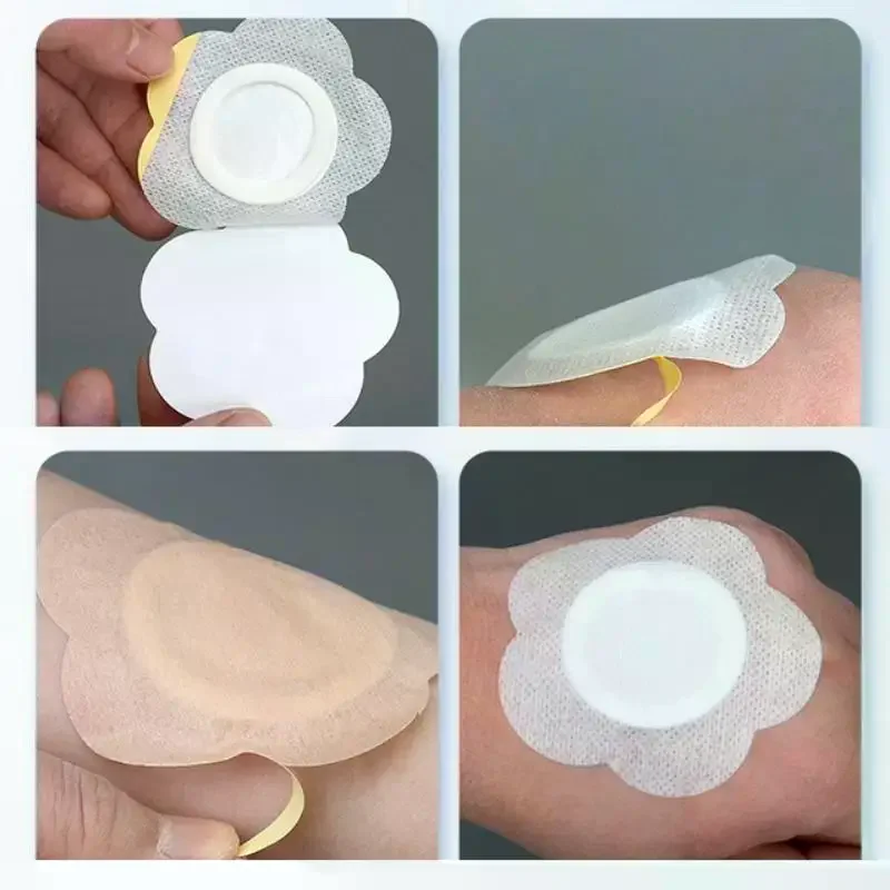 50pcs/Set Seepage Resistant Belly Button ProtectorsReplacement Disposable Castor Oil Pack Self-Adhesive Adhesive Navel Stickers