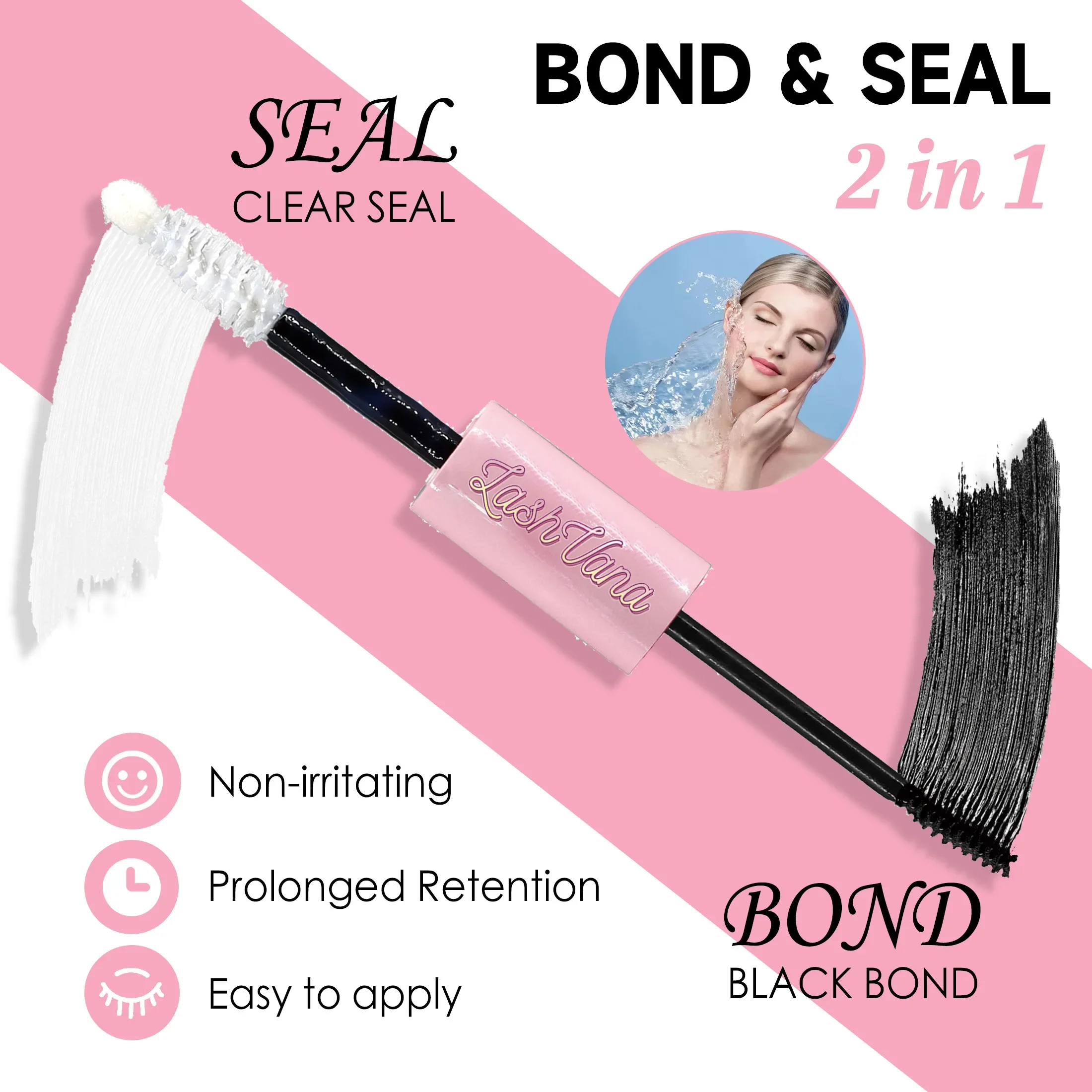 Kit de extensión de pestañas Premium DIY: 200 pestañas, herramientas de maquillaje de peinado y unión de pestañas 30D/40D/50D con pegamento y accesorios para pestañas