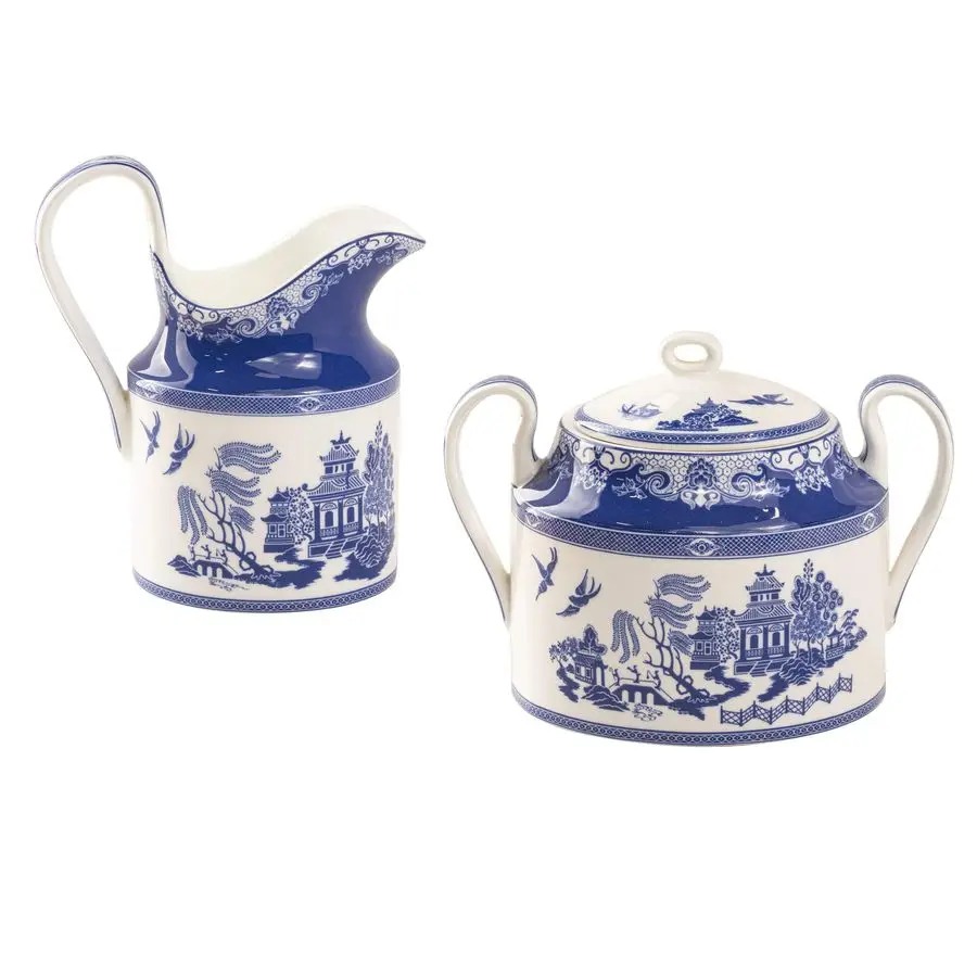 

Набор для сахара и сливок China Blue Willow, 2 предмета