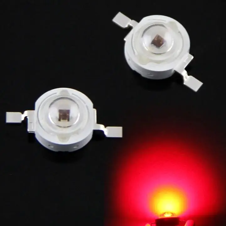 50PCS LED 1W 3W Bulbs High Power Lamp Beads Light Pure Chips 35mli 45mli 3V Pink White Red Blue Green Yellow for Blubs Downlight image 4