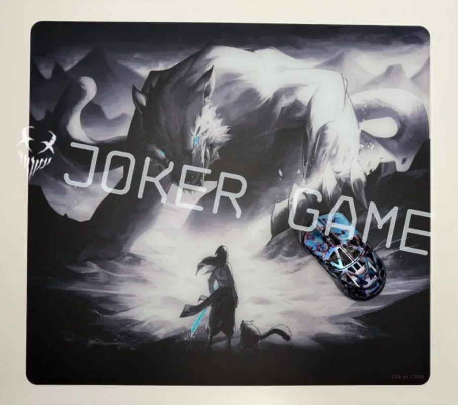 

Tekkusai The beast limited Glass Mouse Pad Gaming FPS Tempered Glass Copy Edition Mouse Pad Smooth Customized Mouse Pad durable