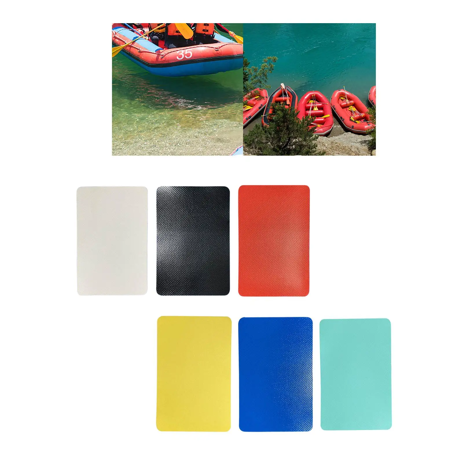 Inflatable Boat Repair Patch Self Adhesive Kayak Patches Replacement Boat Repair Patch Waterproof for Swimming Pool Toys Kayak