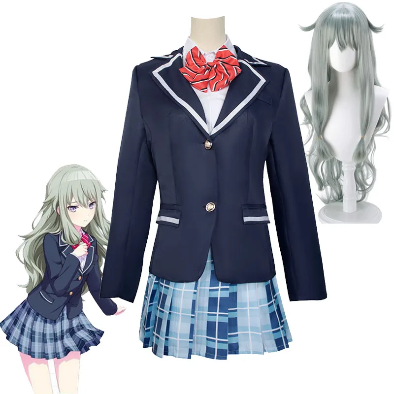 

Kusanagi Nene Cosplay Costume And Wig Project Sekai Colorful Stage! Kamiyama High School Uniforms Skirt Wonderlands X Showtime