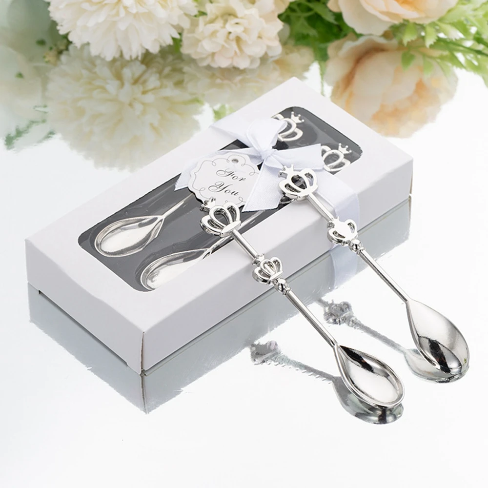 Creative Nordic Style Crown Coffee Spoon Luxurious Stainless Steel Tea Spoon Practical Delicate Stirring Scoop