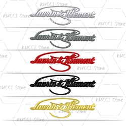 3D Car Sticker Laurin & Klement Logo Metal Emblem Badge Decals For Sport Line Octavia Rapid Kodiaq Superb Fabia Kamiq L&K