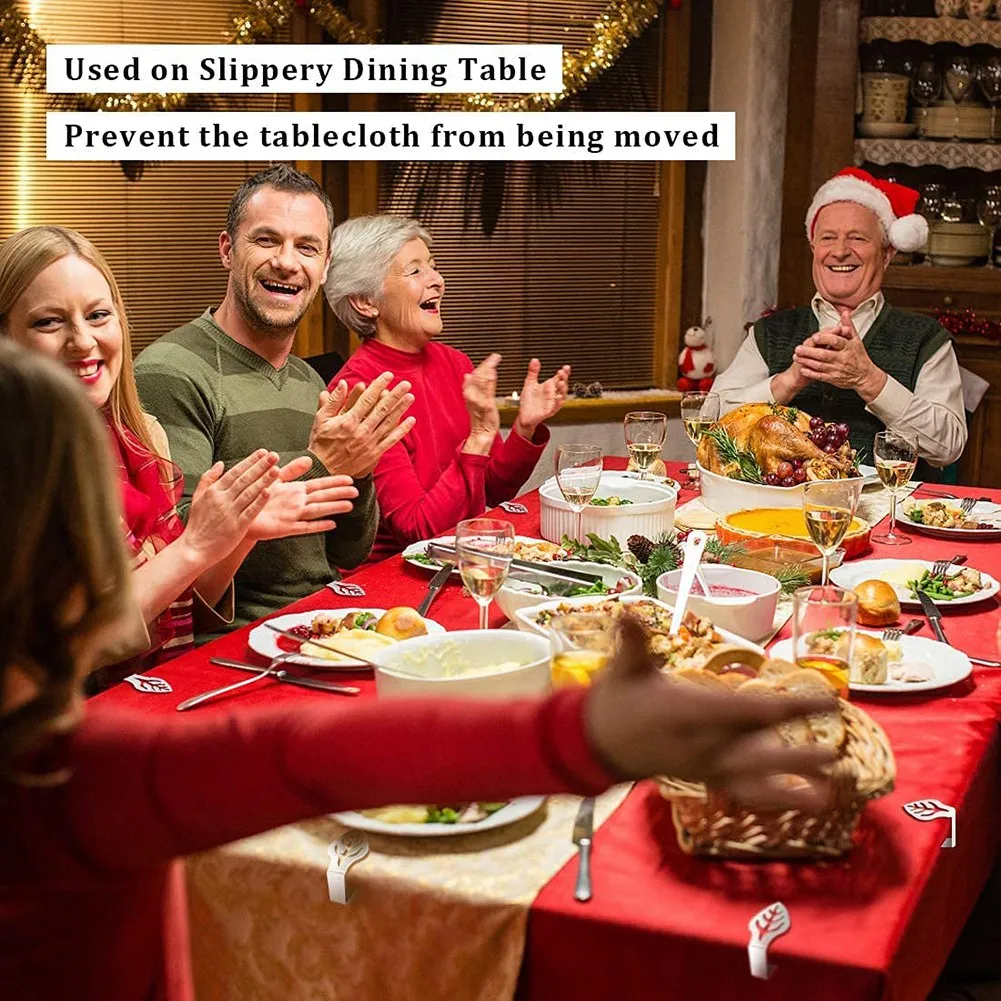 AA89-8 Confezione clip per tovaglie Clip per tavolo da picnic, Morsetti per copertura tovaglia a foglia, Supporti per tovaglie per picnic Matrimoni Festa