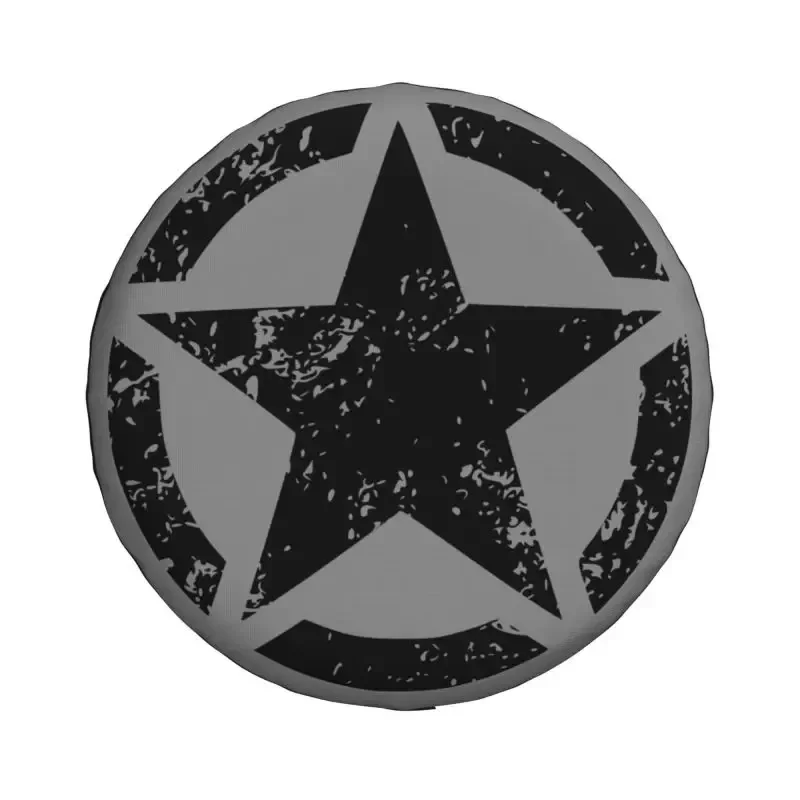 Military Tactical Army Star Spare Tire Cover for Toyota Prado 4WD 4x4 SUV Car Wheel Protector 14