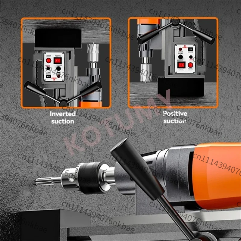 680W Magnetic Drill 6600/6600RE, Electric Magnetic Core Drilling Machine with M6‑M20 Tapping for Steel Structure Construction