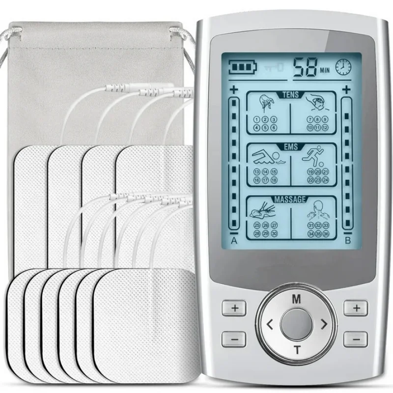 

Новый перезаряжаемый массажер для импульсной терапии 36/24 режима, стимулятор мышц TENS EMS