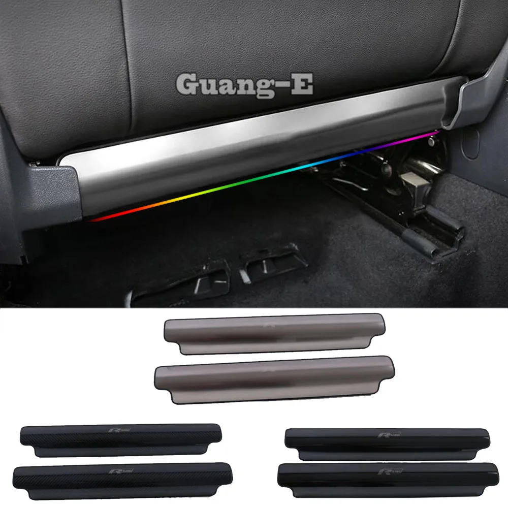 

For Volkswagen VW Tiguan L MK2 2016 2017 2018 2019 2020 Cover Stainless Steel Seat Adjustment Knob Button Switch Trim Kick Pad