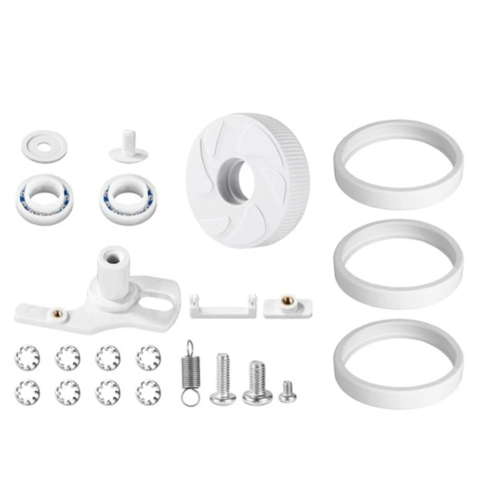 

For Polaris Pool Cleaner Parts Replacement Kit with C10 Tire and C16 Bearing for 180 280 Models ABS Plastic Components