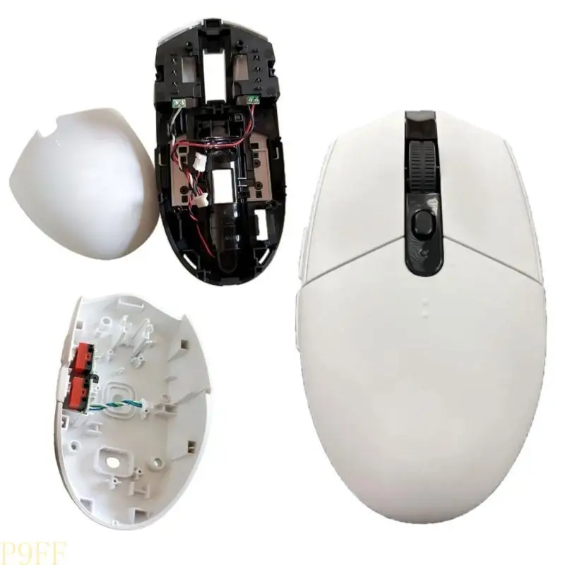 CS1W 3PCS Mouse Covers Set Top Shell and Battery Cover For Gamers And Office Use