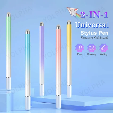 2 in 1 Universal Stylus Pen for ios Android Tablet Mobile Phone for…