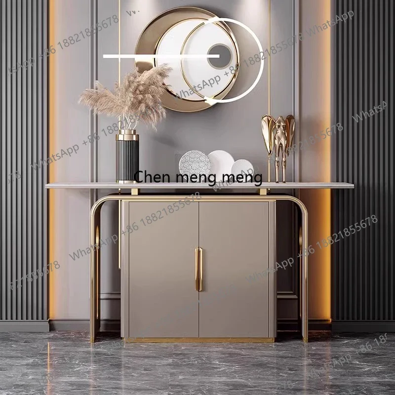 

K153 Storage Design Console Tables Luxury Hallway Modern Unique Console Tables Simple Elegant Console Meuble Living Room Furnitu