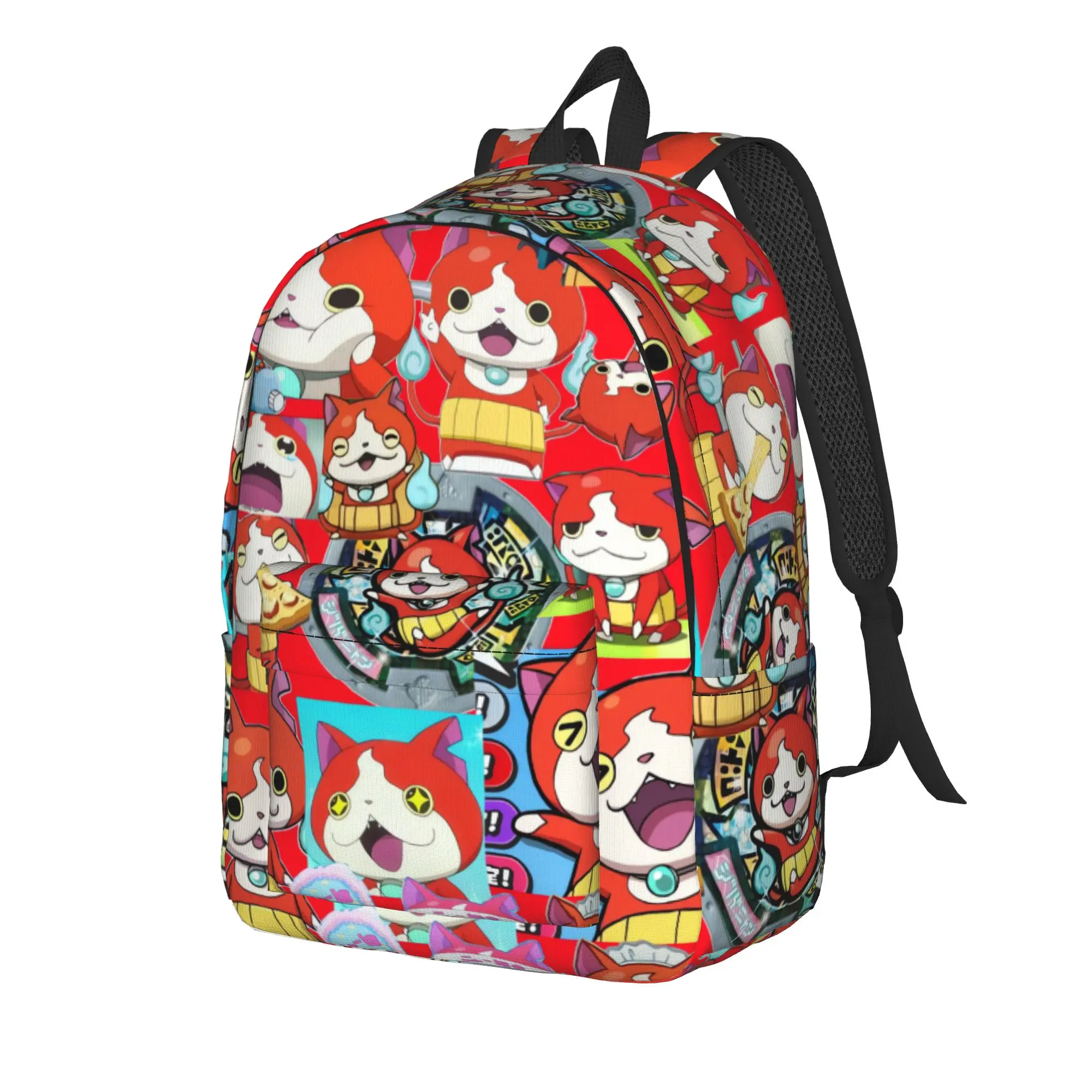 Yokai Watch Jibanyan 2 Backpack Youth  Lightweight Backpacks Polyester Stylish School Bags Sport Colorful Rucksack