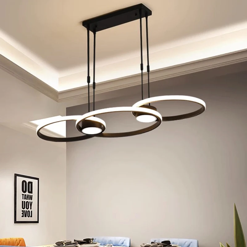 Imagem -05 - Modern Home Dining Room Pendant Lights Iluminação Interior Lâmpada do Teto Pendurado Luz Lustre Decorativo