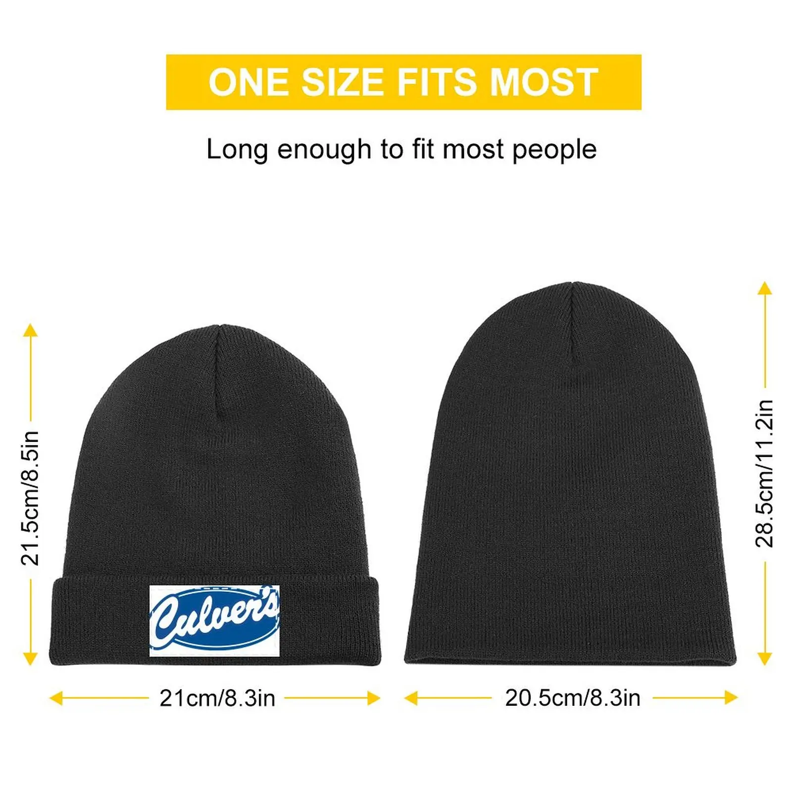 Culvers Logo Knitted Cap Dropshipping birthday Sunscreen Streetwear Men's Hats Women's