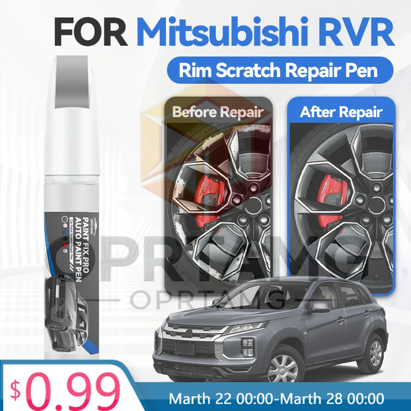 

Карандаш-краска для колесных дисков Mitsubishi RVR 1996-2026, инструмент для ремонта царапин, аксессуары для авто, черный спрей