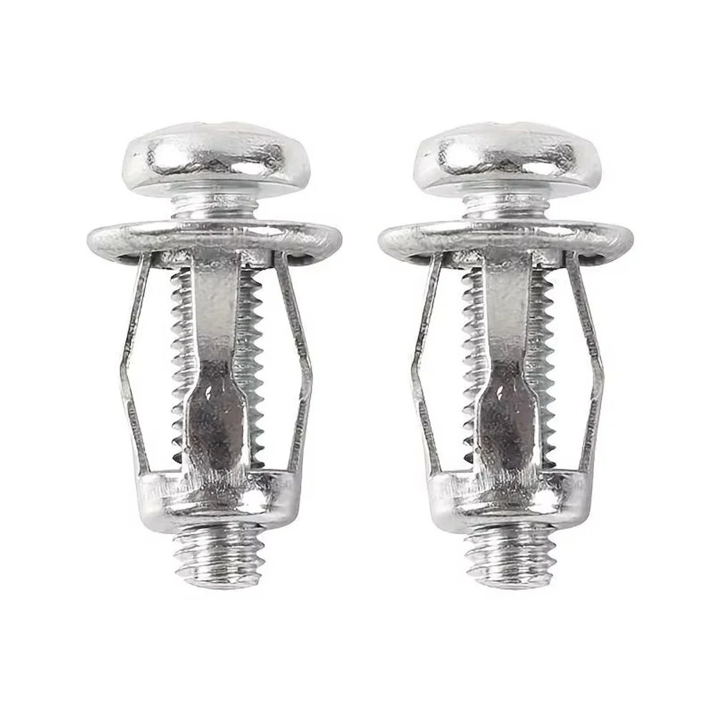 XLGYLPRO Threaded petal nuts, rivet nuts, petal-shaped metal nuts, installation clip nuts, with screws