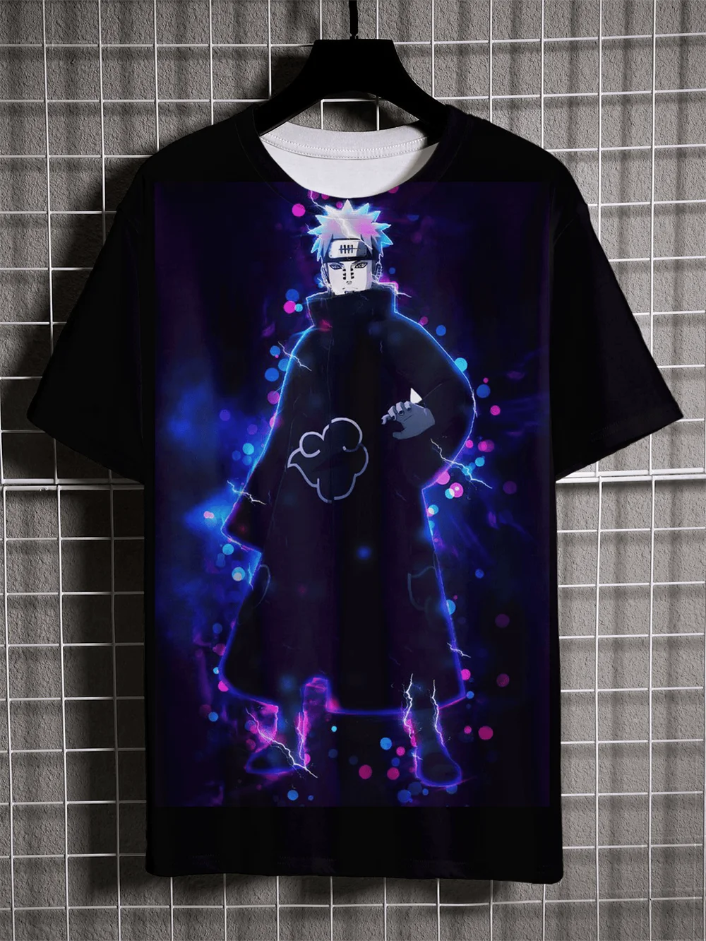 2024 Summer New Anime Naruto Men's T-shirt 3D Printing Street Fashion Hip-hop Style Daily Casual Sports Men's Short Sleeve