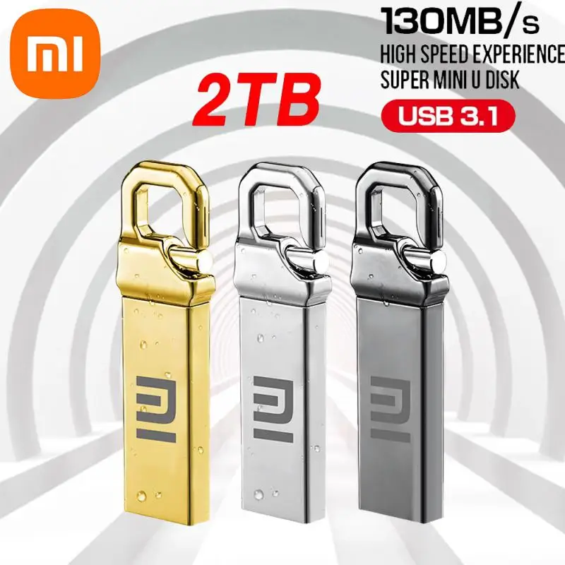 

Xiaomi Original Pen Drive 2 TB USB 3.2 Flash Metal Drive 1TB Large Capacity High-Speed Transfer Storage Waterproof Memory U Disk