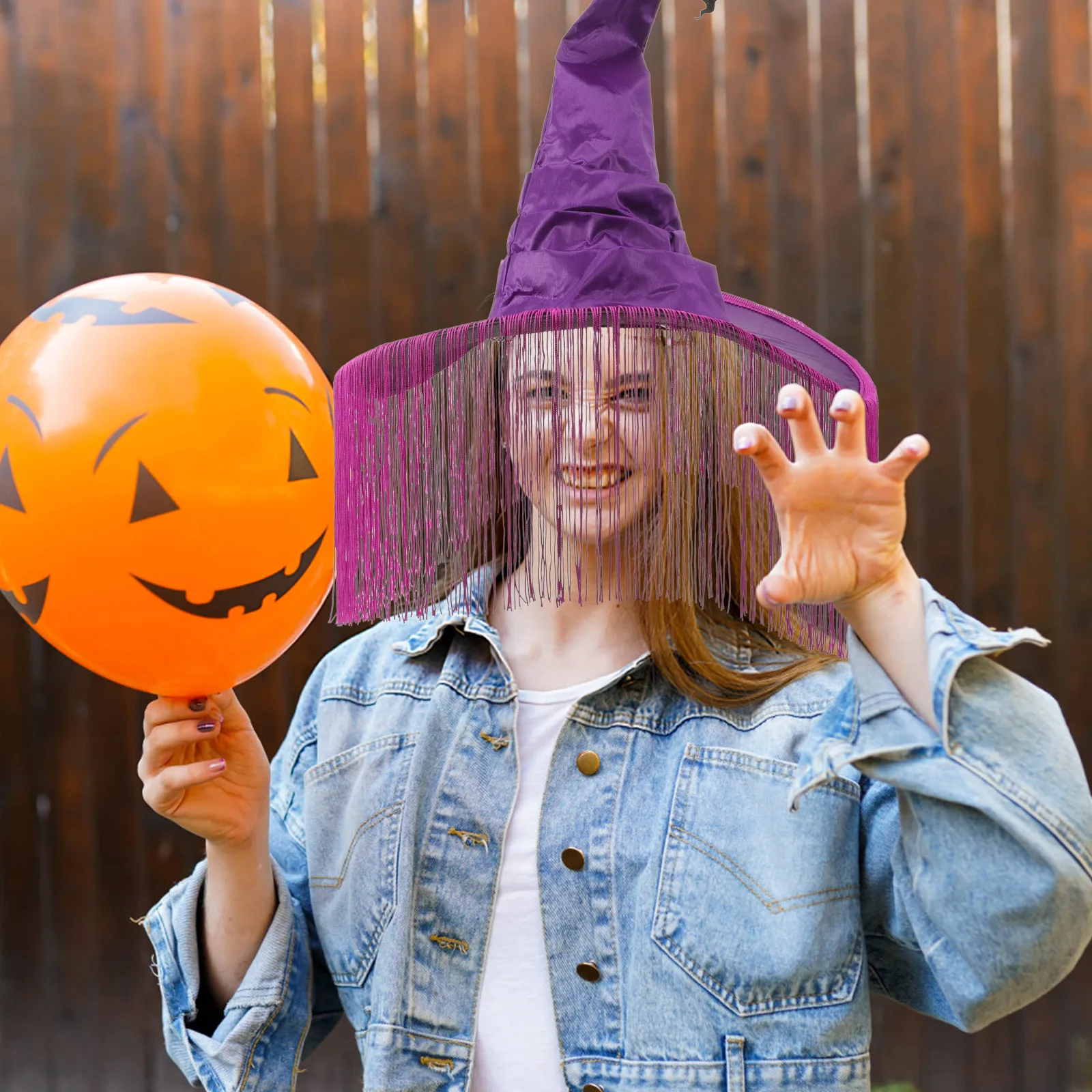 

Halloween Witch Hat Party Cosplay Costume Wide Brim Lightweight Reusable Performance Hat For Women Masquerade Carnivals Stage