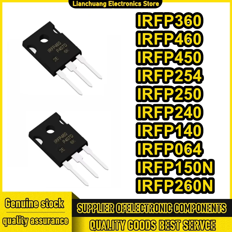 

10 шт./лот, новые и оригинальные IRFP360 IRFP460 IRFP450 IRFP254 IRFP250 IRFP240 IRFP140 IRFP064 TO-247