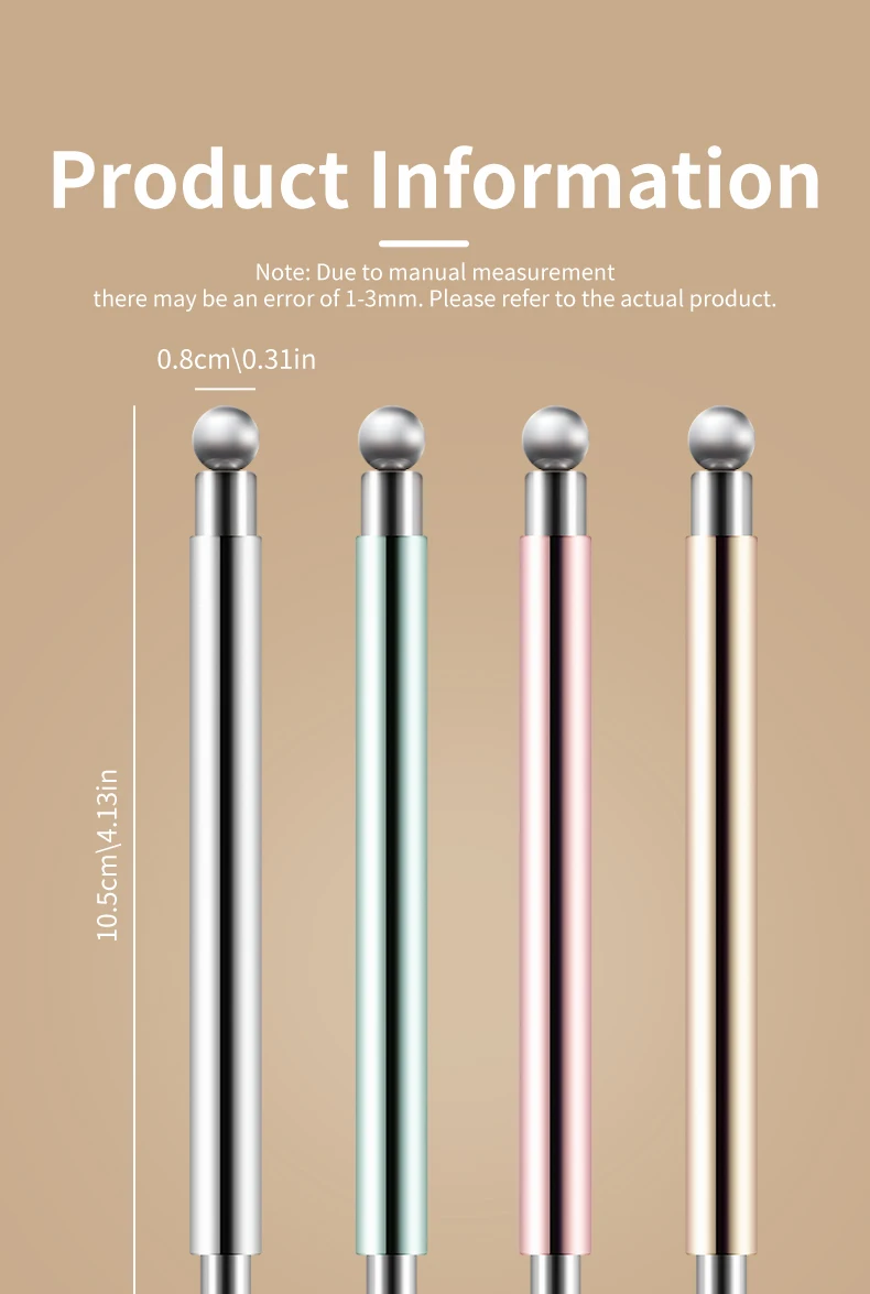 Cat Eye Nail Art Magnetisches Werkzeug Zylindrischer Stick mit Kugelmagnet Maniküre-Zubehör für Glasperleneffekte Passend für UV-Gel-Nagellack – Detail 8