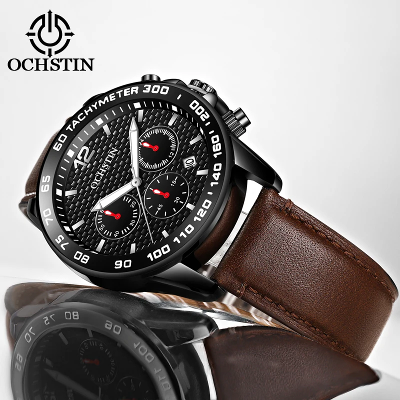OCHSTIN Innovative Nylon Collection 2024 Personalized Hundred Men's Quartz Watches Multifunction Quartz Movement Watches