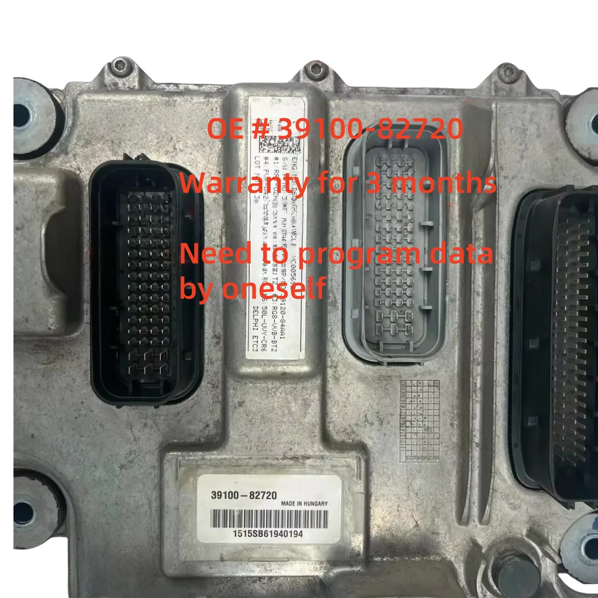 

High quality 39100-82720 3910082720 Engine ECU Electronic control unit for hyundai computer board