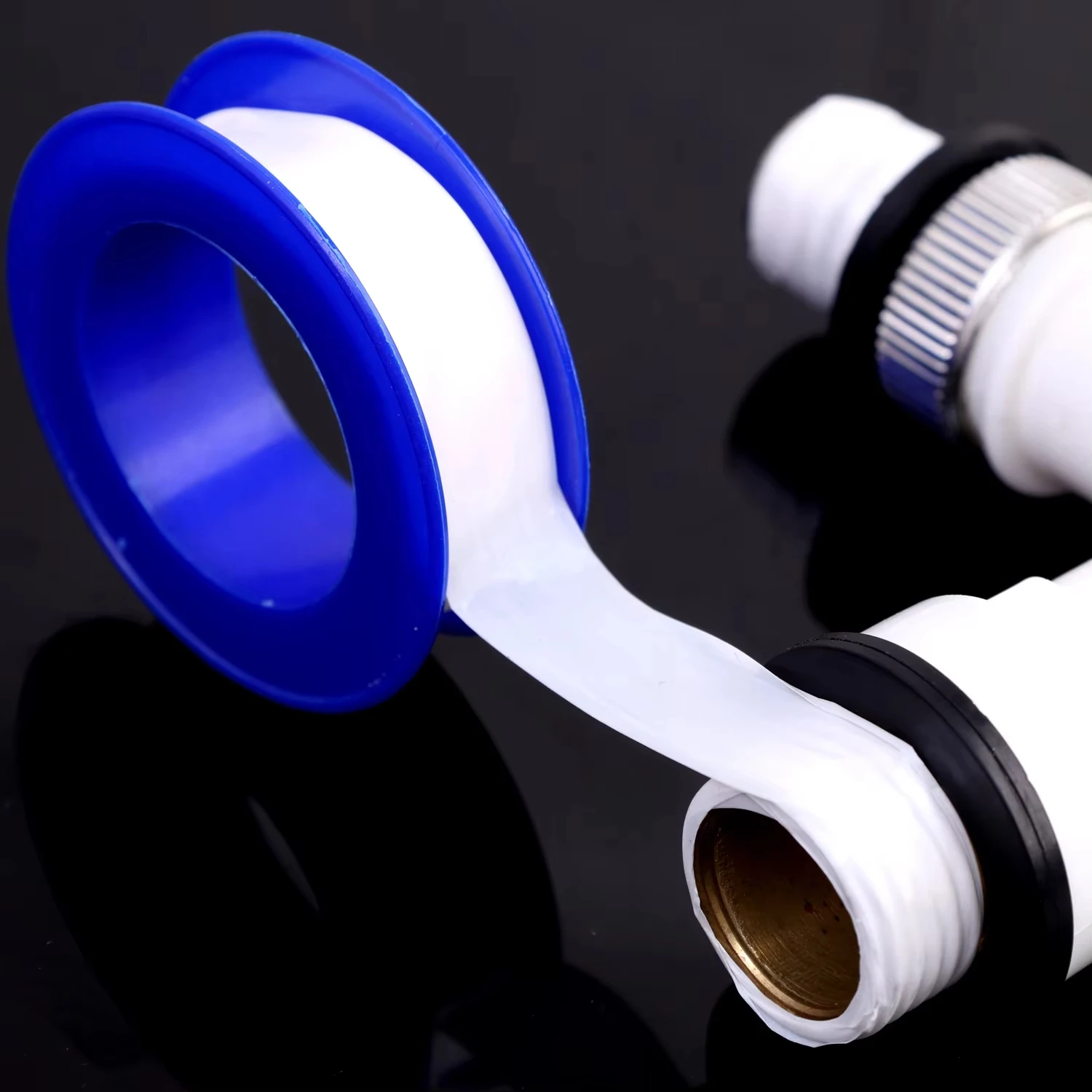 PTFE Plumbers Tape High-Density Pipe Sealing Tape Waterproof Gas Plumbing Thread Tape White Water Sealant Seal For Shower Head